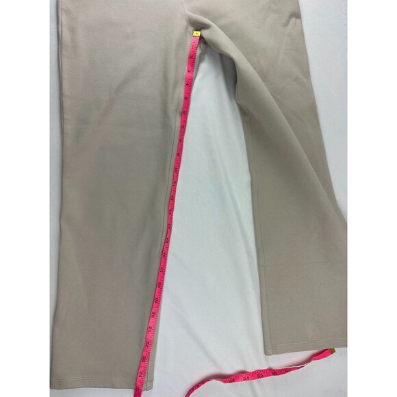 NWT Quince Pants Ecru Ponte Straight Leg Faux Pockets Women's M - Picture 8 of 8